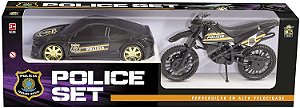 CARRO E MOTO POLICE SET REF 30