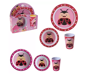 KIT REFEICAO MELAMINA JOANINHA