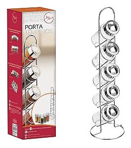 PORTA CONDIMENTOS VIDRO C/5PCS