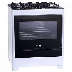 FOGAO GAS 5Q SUPREME GLASS BCO