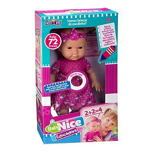 BONECA NICE EDUC C/ 72 FRASES