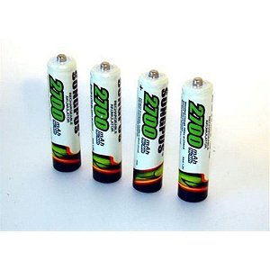 PILHA RECARREGÁVEL CARTELA C/ 4 UNIDADES SDNMY AAA 2700 MAH