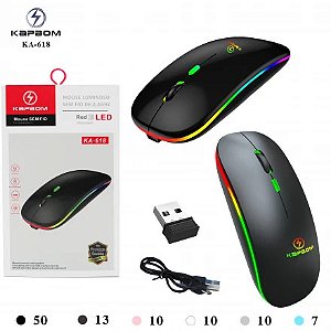 MOUSE SEM FIO RGB KAPBOM KA-618