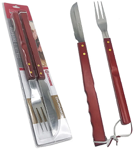 KITCHURRASCO GARFO E FACA CB