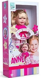 BONECA ANNE CANTE COMIGO 42CM
