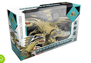 DRAGAO ROBO C/ LUZ/SOM E MOVIM