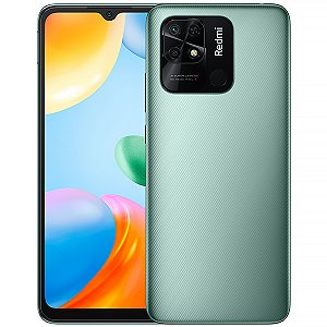 Smartphone Xiaomi Redmi 10C Dual SIM de 128GB / 4GB RAM de 6.71 50 + 2MP / 5MP - Mint Green (Global)