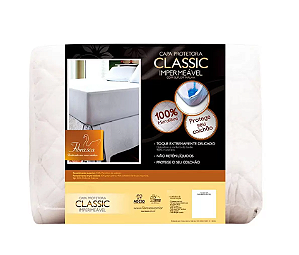 CAPA PROT IMP CLASSIC SLIP MALHA 193X203 KING