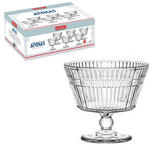 CJ SOBREMESA 6PCS 260ML ATENAS