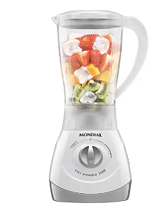 Liquidificador Mondial Easy Power L-550-W - Branco 2 Velocidades 550W