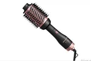 Escova Secadora Mondial Black Rose Argan ES-14 - 1200W Cerâmica com Íons 3 Velocidades