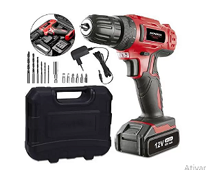 Parafusadeira E Furadeira Bateria 12v Fpf-06m Bivolt - Mondial.