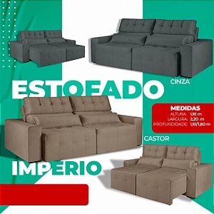 SOFA IMPERIO TITAN CINZA
