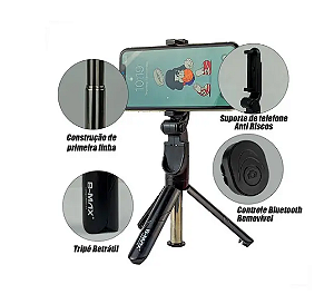 TRIPE PARA CELULAR BASTAO SELFIE BLUETOOTH B-MAX BMG-35