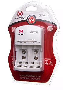 CARREGADOR DE PILHA MOX MO-CP50