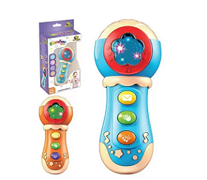 MICROFONE BABY COM LUZ E SOM