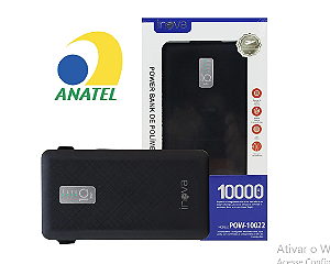 Carregador Power Bank Pow-10022 10000mah Inova
