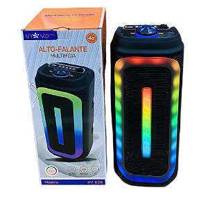 CAIXA DE SOM BLUETOOTH LED INOVA KV-628
