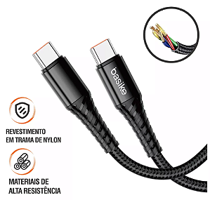 CABO USB C X USB C 1M BASIKE BA-CBO106