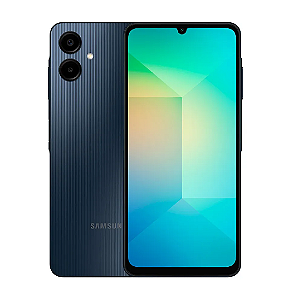 Smartphone Samsung Galaxy A06 com tela de 6.7, 128GB Azul Escuro