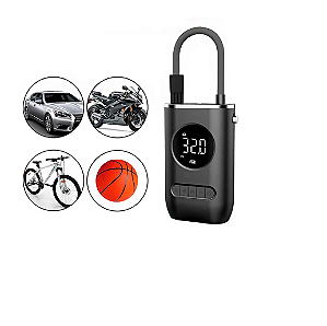 Bomba de Encher Pneu Portátil Digital - 50W