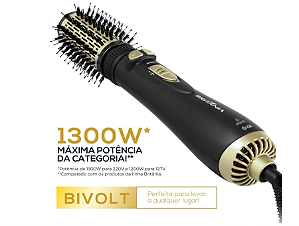 Escova Rotativa Britânia BER20PD 3 Temperaturas 1300W Bivolt