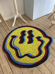 Tapete Capacho LSD Psicodélico 60x60 - 80x80