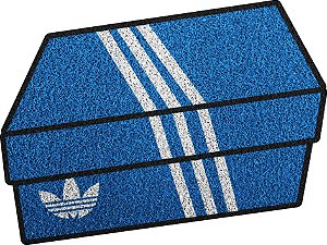 Tapete Capacho Caixa Tenis Adidas