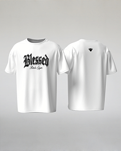 CAMISETA OVERSIZED OFF WHITE BLESSED - BITELO
