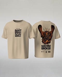 CAMISETA OVERSIZED VANILA FROM DUST TO MUSCLE - BITELO