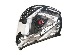 CAPACETE B - 12 ST USA PRETO FOSCO/GRAFITE SMART TRIP C/BLUETOOTH
