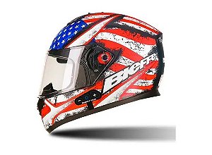 CAPACETE B - 12 ST USA PRETO/COLOR SMART TRIP C/BLUETOOTH