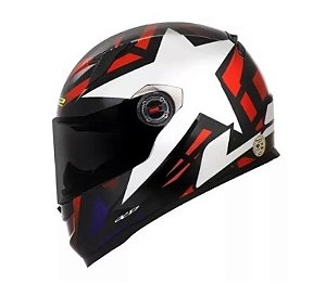 CAPACETE LS2 FF358 STARWAR WHT/RED