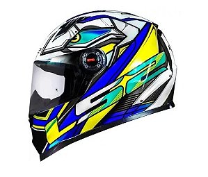 CAPACETE LS2 FF358 XDRON AZUL