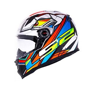 CAPACETE LS2 FF358 XDRON NEON LARANJA