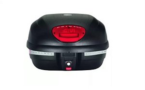 BAULETO 33L PRETO C/LENTE VERM