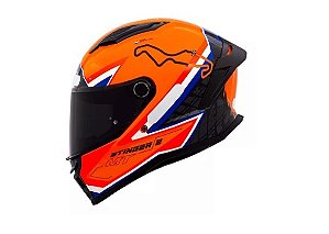 CAPACETE MT HELMETS STINGER 2 GRAND PRIX C4 - GLOSS HOLANDA