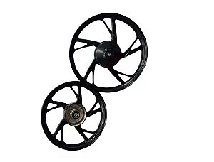 RODA ALUMINIO BIZ 125 05/21 KS/ES/BIZ 100 98/05/12/15/BIZ 110 5P.PRET FOSC TAMBOR(PE GALINHA)