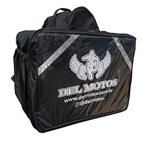 MOCHILA BAG MOTOBOY 45L PRETO C/LOGO DEL MOTOS
