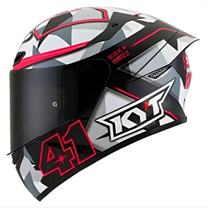 CAPACETE KYT TT-COURSE ESPARGARO REPLICA 2018 FUXIA