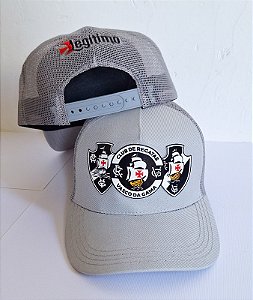 SUPER CAP - BONÉ ESCUDOS GERAÇÕES CINZA PRATA - VASCO | LEGÍTIMO