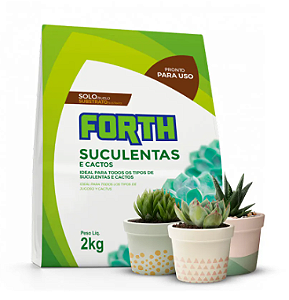 SUBSTRATO PARA CACTOS E SUCULENTAS 2KG FORTH