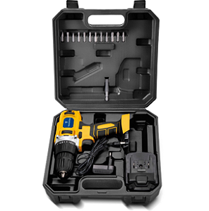 KIT PARAFUSADEIRA/FURADEIRA A BATERIA 12V 16 PÇS