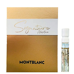 Amostra Oficial Signature Absolue EDP - Montblanc