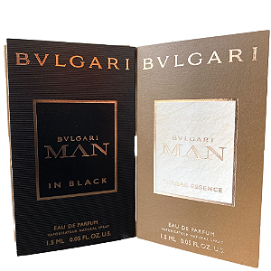 Kit Flaconetes Bvlgari – Man in Black & Man Terrae Essence
