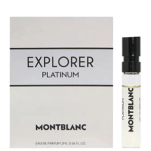 Amostra Oficial Explorer Platinum - Montblanc