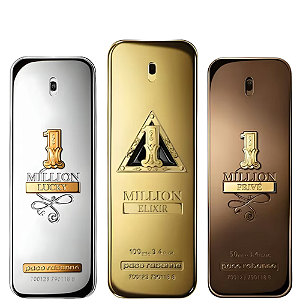 Kit 1 Million Collection - 3 Decants de 5ml
