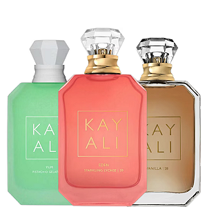 Kit Kayali Sweet Icons - 3 Flaconetes de 2ml