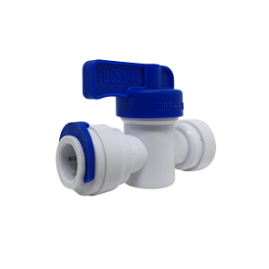 Válvula de Fechamento Tubo 1/4" para Tubo 3/8"