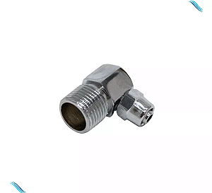 Niple 1/2  com saída para mangueira 3/8